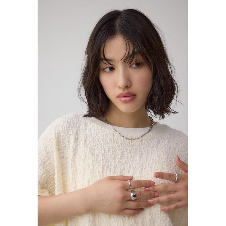 カットジャカードトップス | AZUL BY MOUSSY | 詳細画像2 