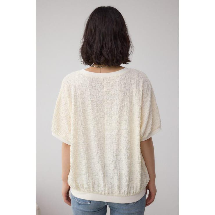 カットジャカードトップス | AZUL BY MOUSSY | 詳細画像7 