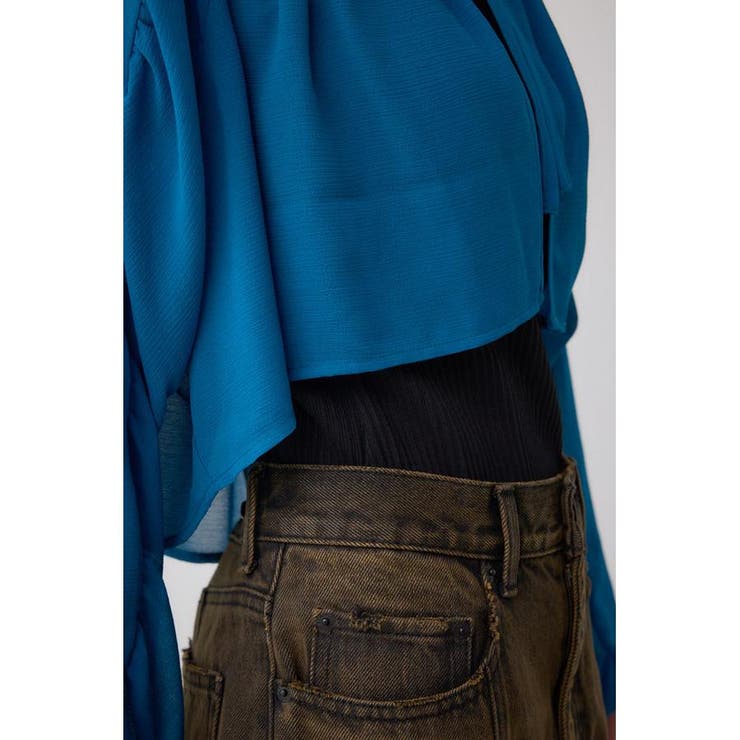ボリュームギャザーショートボレロ | AZUL BY MOUSSY | 詳細画像33 