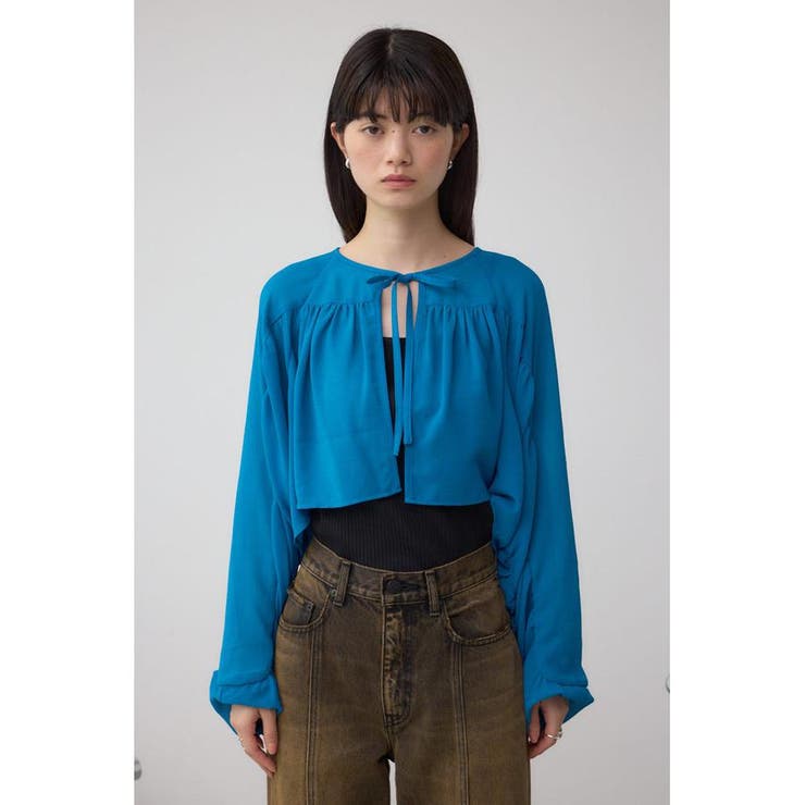 ボリュームギャザーショートボレロ | AZUL BY MOUSSY | 詳細画像27 