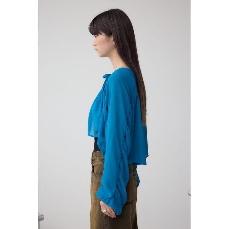 ボリュームギャザーショートボレロ | AZUL BY MOUSSY | 詳細画像28 