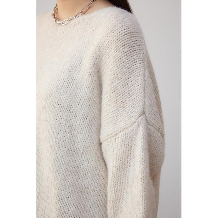 カラーニットプルオーバー | AZUL BY MOUSSY | 詳細画像8 