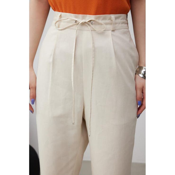 リネンミックスストレッチパンツ | AZUL BY MOUSSY | 詳細画像8 