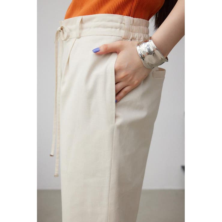 リネンミックスストレッチパンツ | AZUL BY MOUSSY | 詳細画像10 