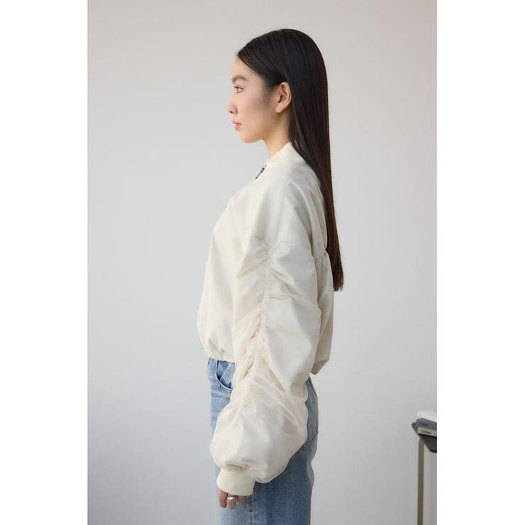 チュールドッキングブルゾン | AZUL BY MOUSSY | 詳細画像5 