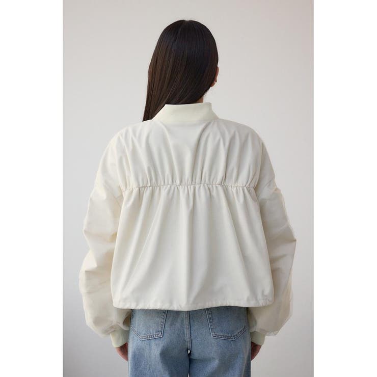 チュールドッキングブルゾン | AZUL BY MOUSSY | 詳細画像6 