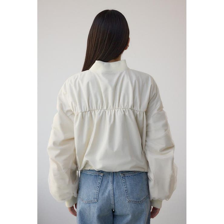 チュールドッキングブルゾン | AZUL BY MOUSSY | 詳細画像14 