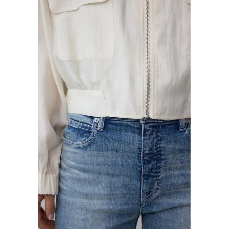 袖ギャザーショートブルゾン | AZUL BY MOUSSY | 詳細画像10 