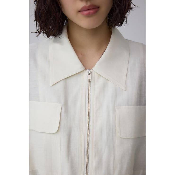 袖ギャザーショートブルゾン | AZUL BY MOUSSY | 詳細画像7 