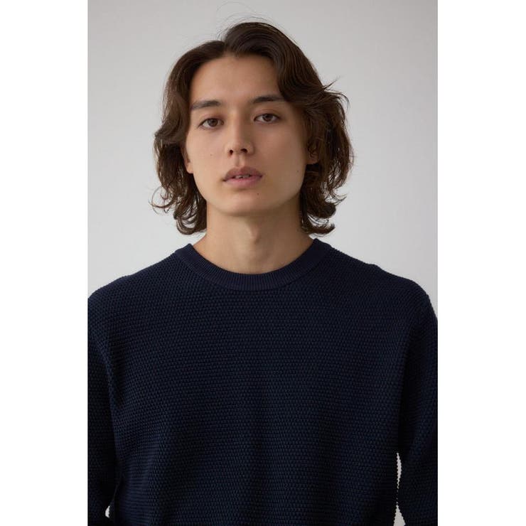 ハニカムクルーネックニット | AZUL BY MOUSSY | 詳細画像24 