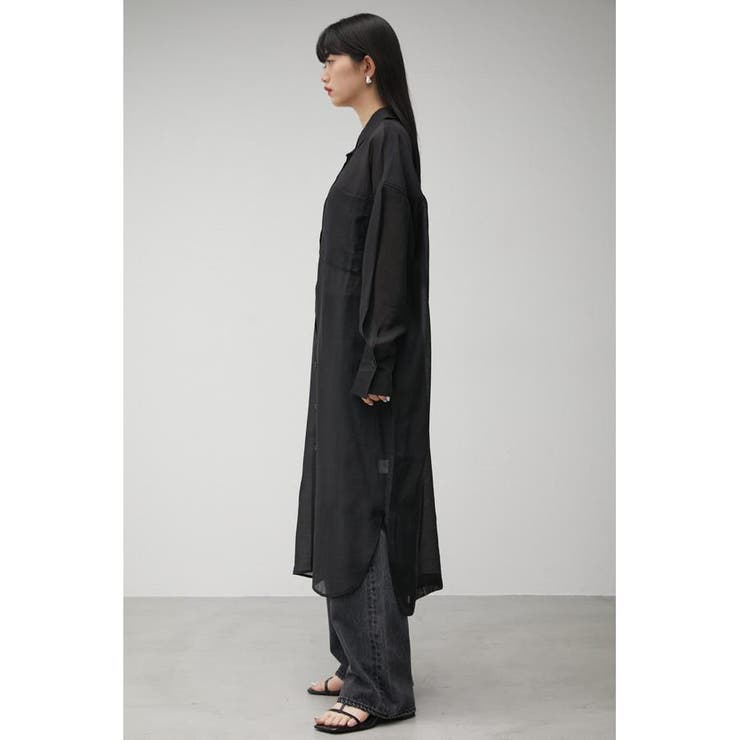 SHEER LONG SHIRT | AZUL BY MOUSSY | 詳細画像16 