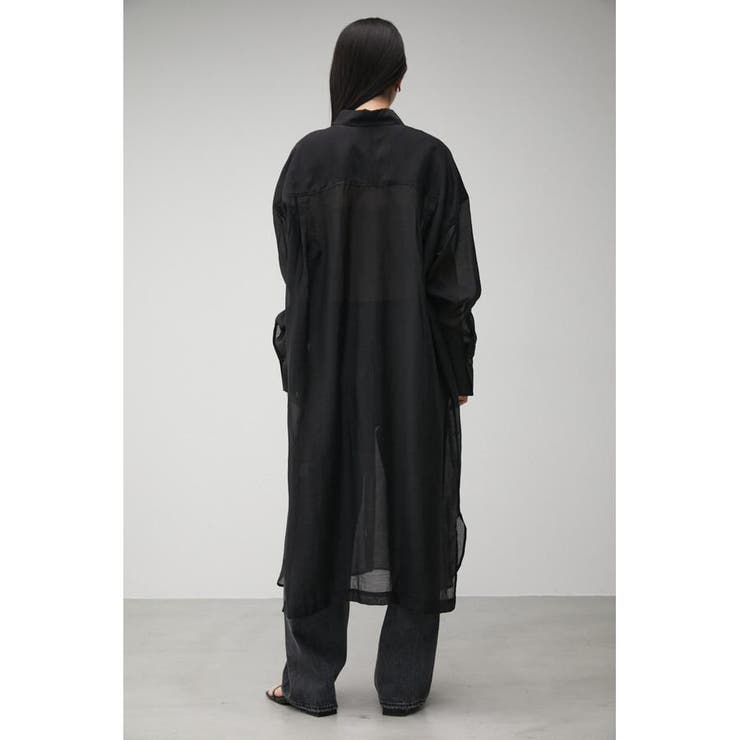 SHEER LONG SHIRT | AZUL BY MOUSSY | 詳細画像17 