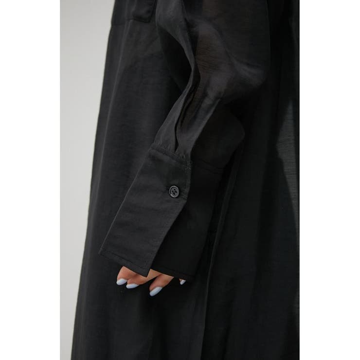 SHEER LONG SHIRT | AZUL BY MOUSSY | 詳細画像20 