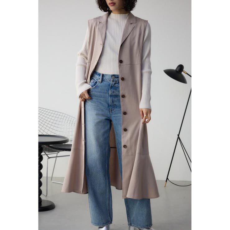 L/BEG1 | オープンカラージレワンピース | AZUL BY MOUSSY
