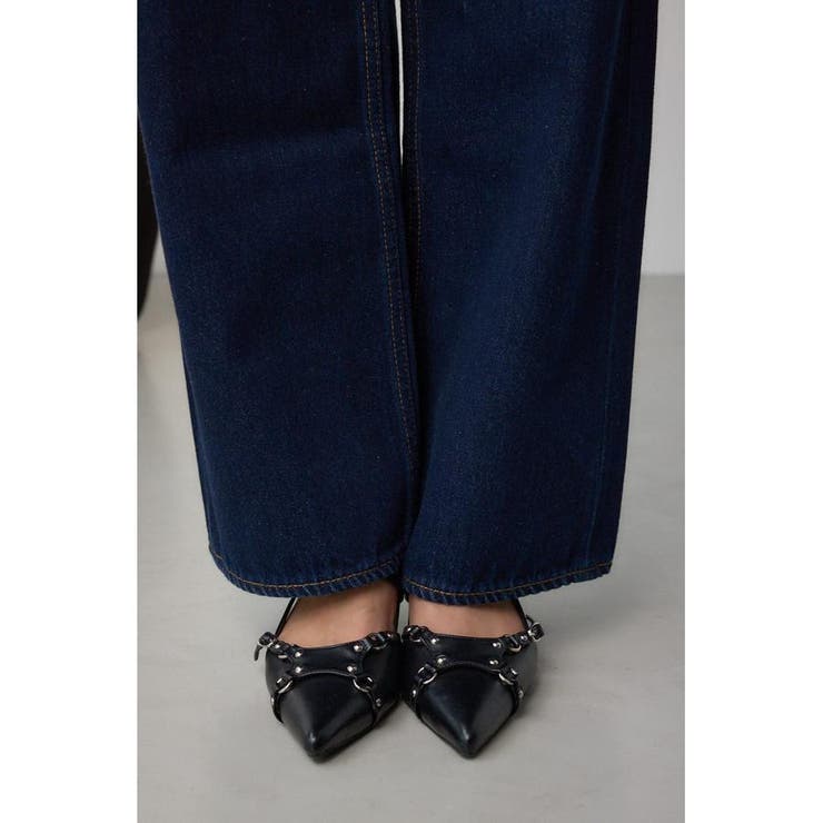 AZUL DENIM ハイウエストワイドロング丈 | AZUL BY MOUSSY | 詳細画像40 