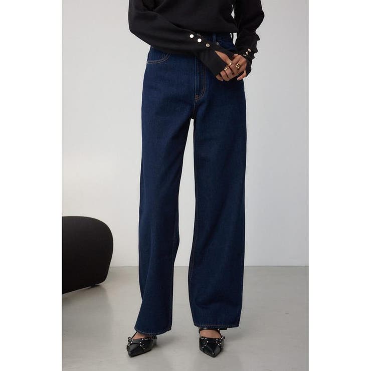 One Wash1 | AZUL DENIM ハイウエストワイドロング丈 | AZUL BY MOUSSY