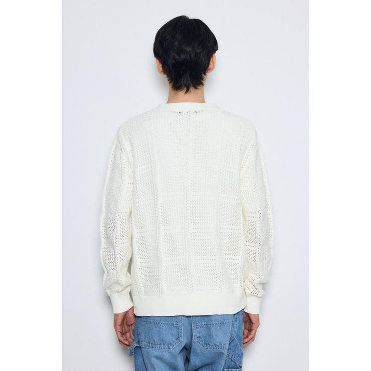コットンメッシュニットカーディガン | AZUL BY MOUSSY | 詳細画像7 