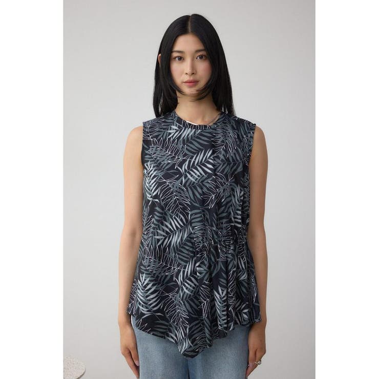 C/T冷感アシメギャザートップス | AZUL BY MOUSSY | 詳細画像18 