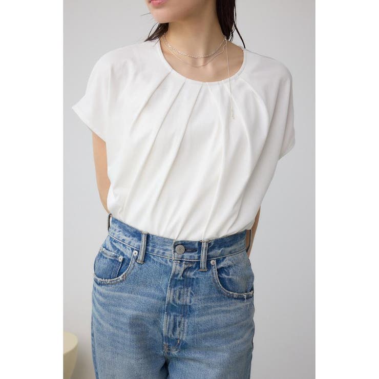 WHT | フロントタックカットトップス | AZUL BY MOUSSY