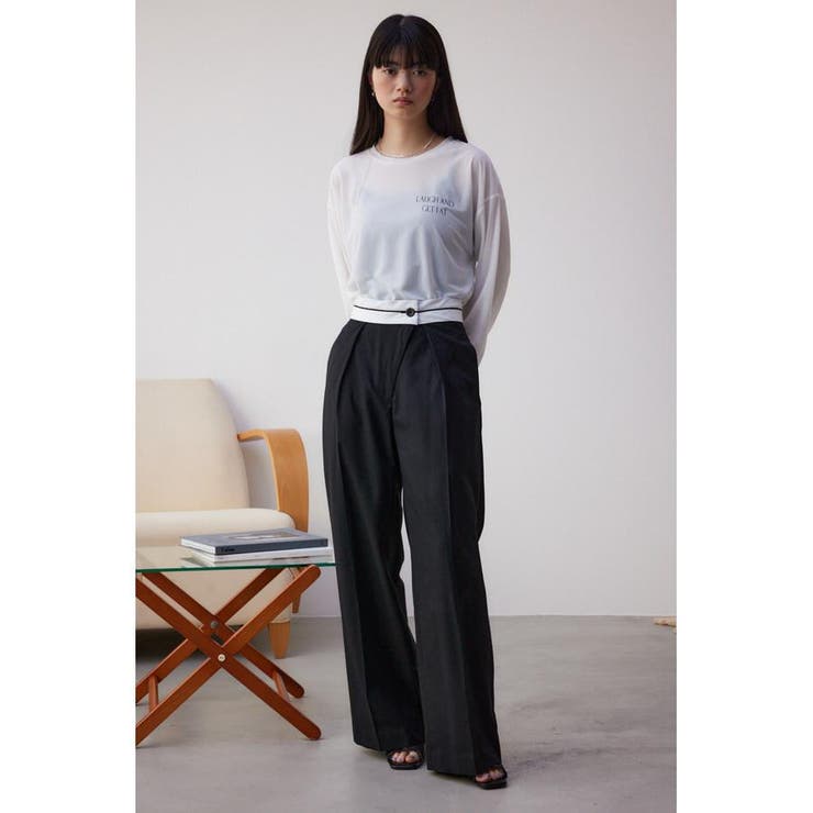 オーバーラップトラウザーズパンツ | AZUL BY MOUSSY | 詳細画像14 