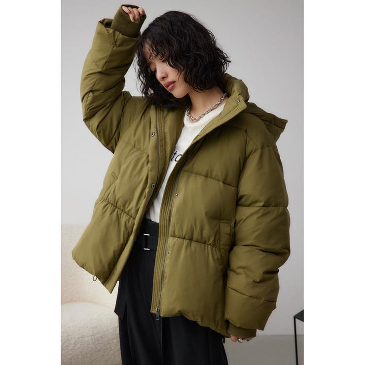 B-HEATフード付き中綿ジャケット[品番：AZLW0022869]｜AZUL BY MOUSSY（アズールバイマウジー ）のレディースファッション通販｜SHOPLIST（ショップリスト）