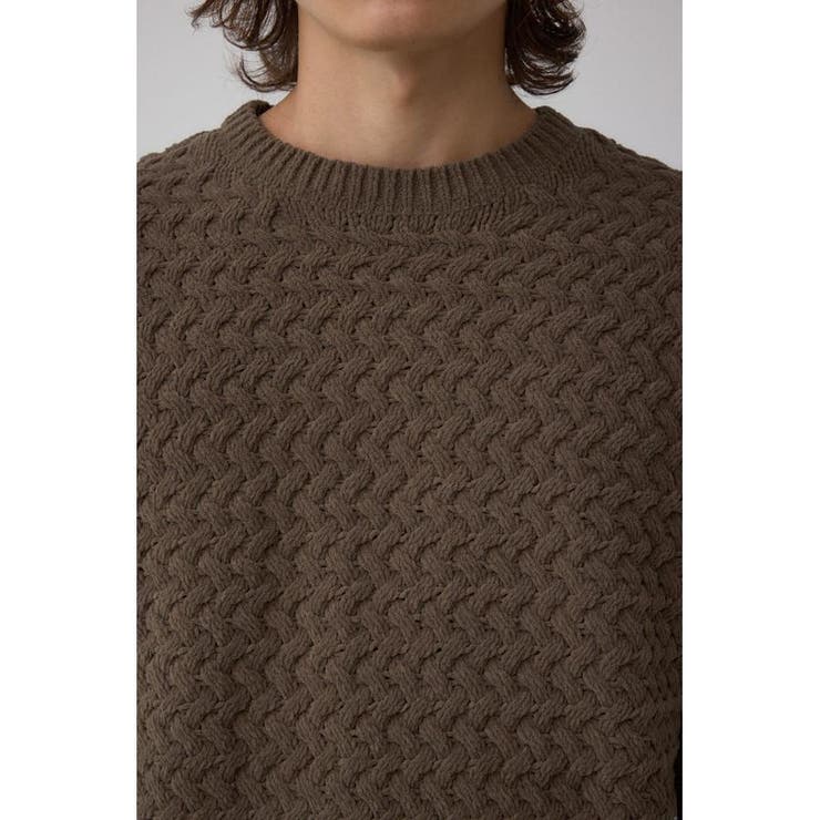 バスケット編みマットモールニット | AZUL BY MOUSSY | 詳細画像30 