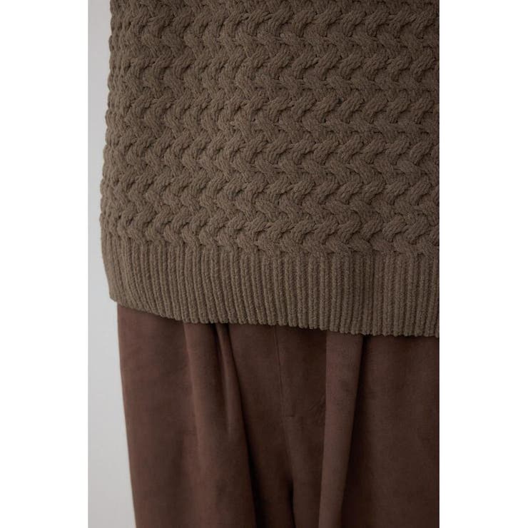 バスケット編みマットモールニット | AZUL BY MOUSSY | 詳細画像33 