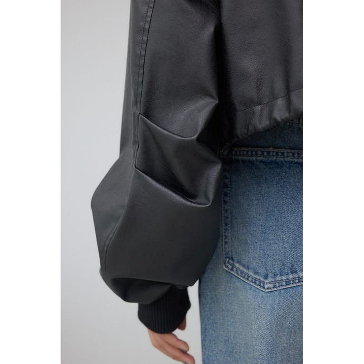 フェイクレザーショートブルゾン | AZUL BY MOUSSY | 詳細画像14 