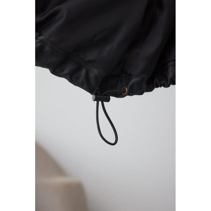 フェイクレザーショートブルゾン | AZUL BY MOUSSY | 詳細画像16 