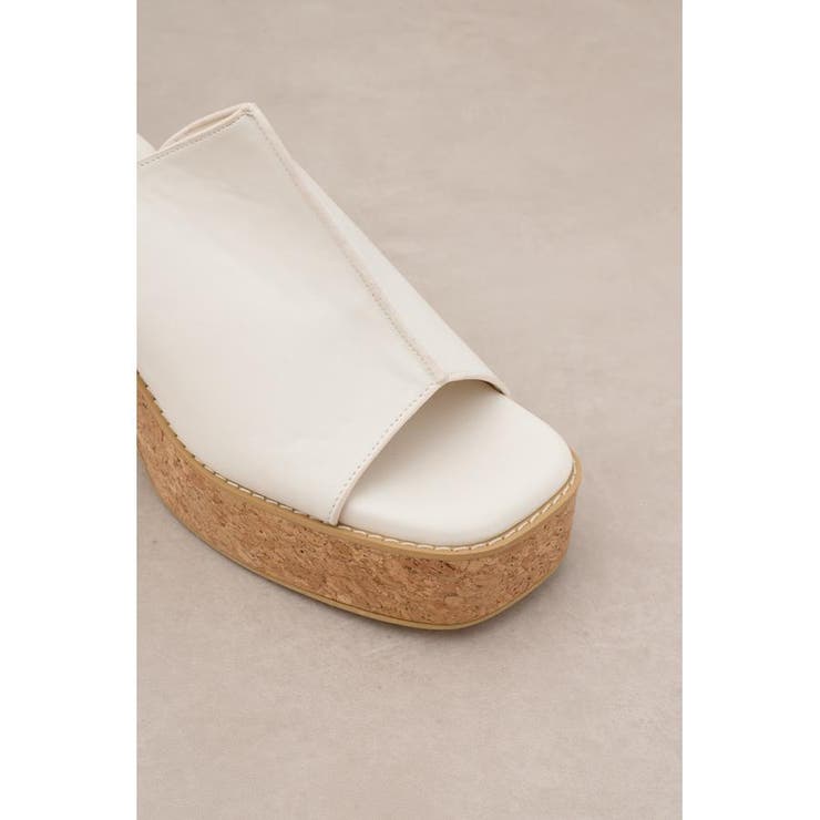 センターシームコルクウェッジサンダル | AZUL BY MOUSSY | 詳細画像8 