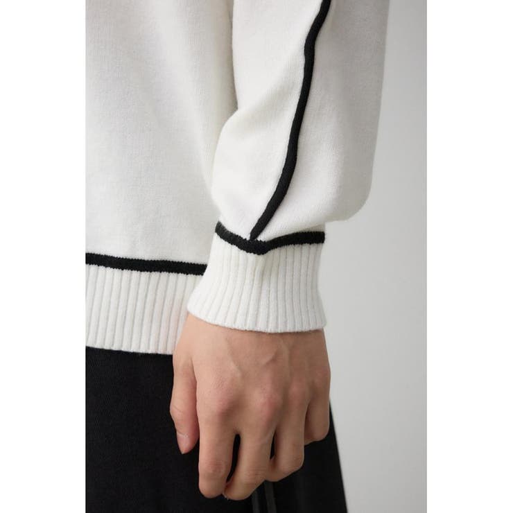配色パイピングニット | AZUL BY MOUSSY | 詳細画像9 