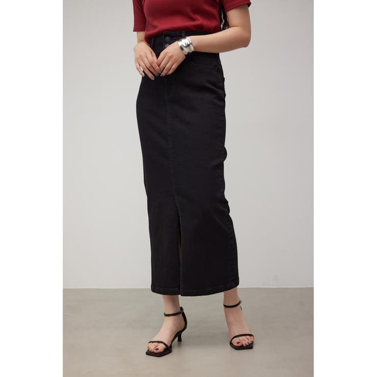 BLK | AZUL DENIM/ハイウエストスカート | AZUL BY MOUSSY