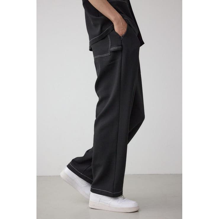アウトステッチブッチャーワイドパンツ | AZUL BY MOUSSY | 詳細画像2 