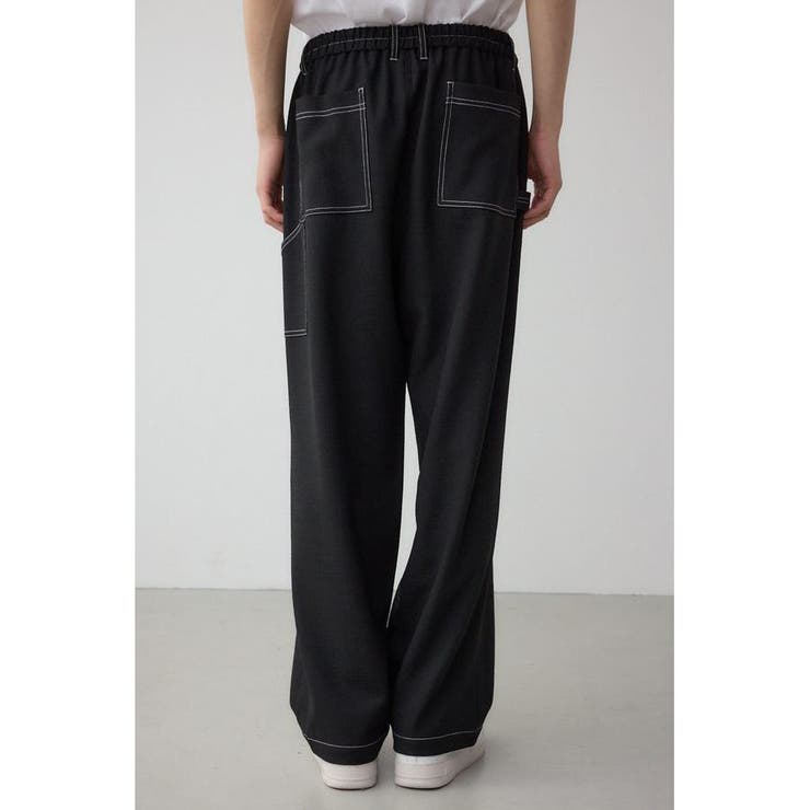 アウトステッチブッチャーワイドパンツ | AZUL BY MOUSSY | 詳細画像6 
