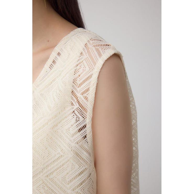 前後2WAYレースロングジレ | AZUL BY MOUSSY | 詳細画像9 