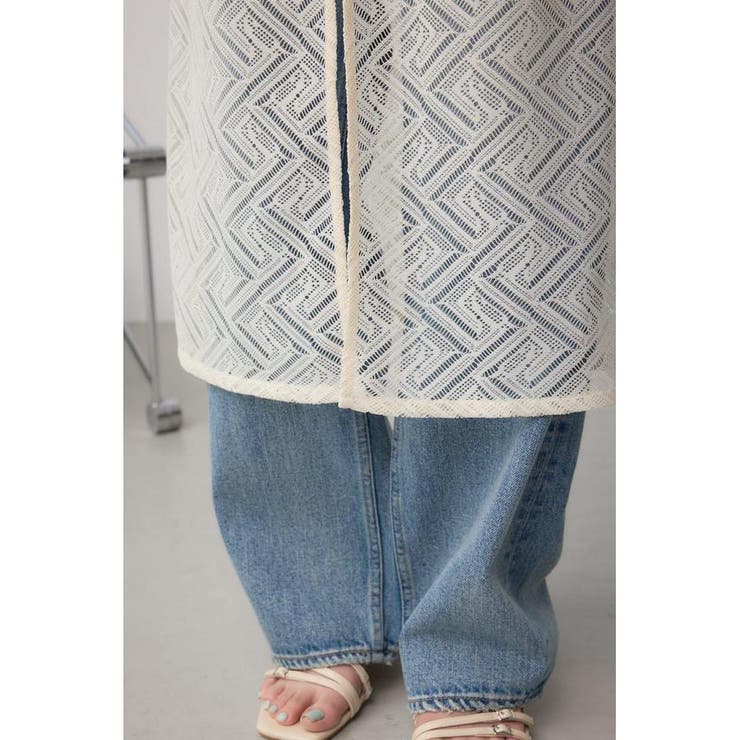 前後2WAYレースロングジレ | AZUL BY MOUSSY | 詳細画像10 