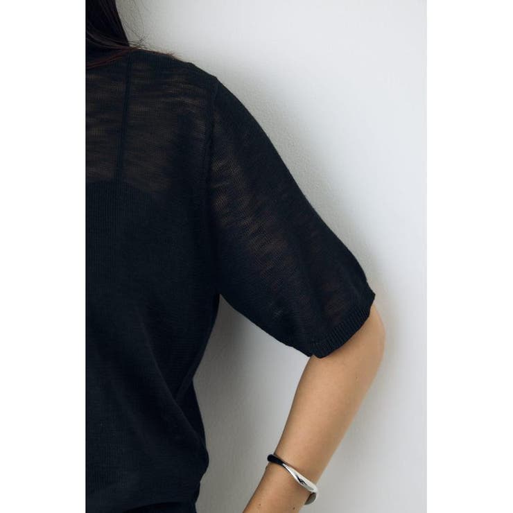 シアークルーネックニットトップス | AZUL BY MOUSSY | 詳細画像26 