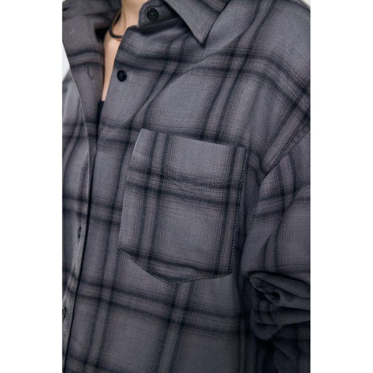 アーバンチェックフリンジショートシャツ | AZUL BY MOUSSY | 詳細画像15 