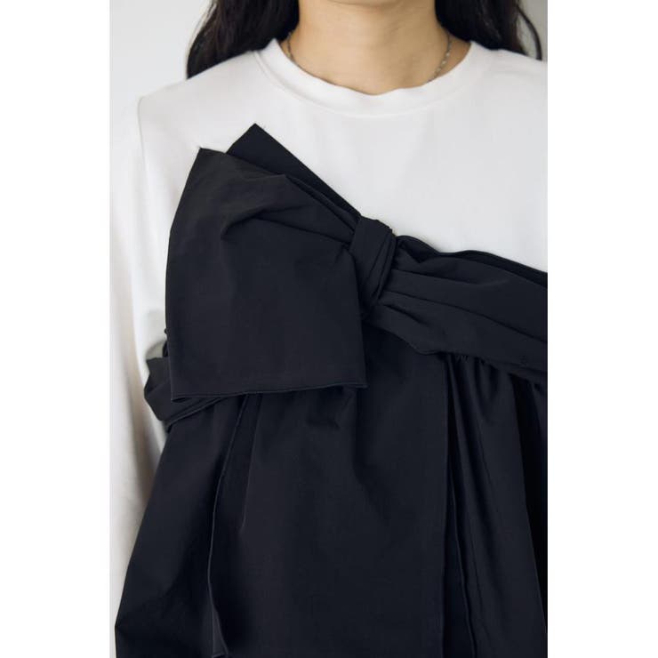 アシンメトリービスチェドッキングトップス | AZUL BY MOUSSY | 詳細画像6 