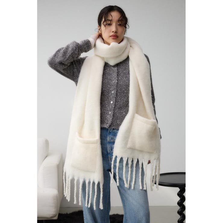 ポケット付マフラー | AZUL BY MOUSSY | 詳細画像1 