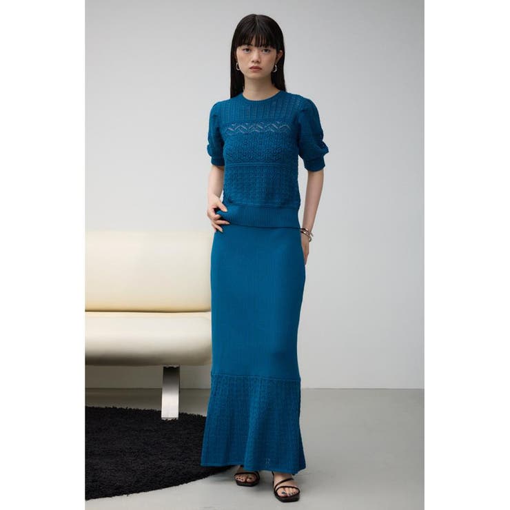 クロシェニットスカート | AZUL BY MOUSSY | 詳細画像25 