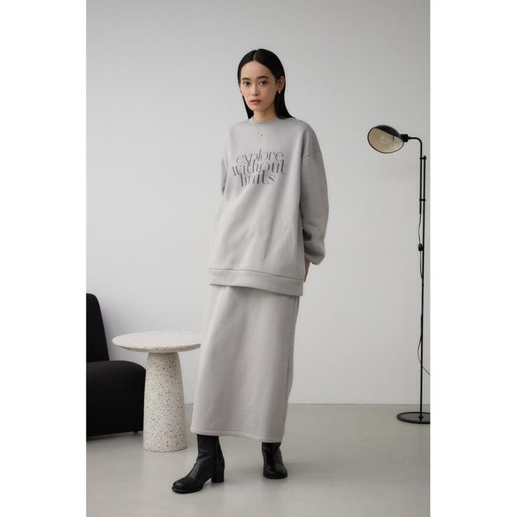 アズールバイマウジー スウェット　ロングスウェット スウェットロングスカート[品番：AZLW0022958]｜AZUL BY MOUSSY