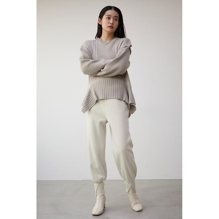 DOUBLE FACE JOGGER PANTS | AZUL BY MOUSSY | 詳細画像3 