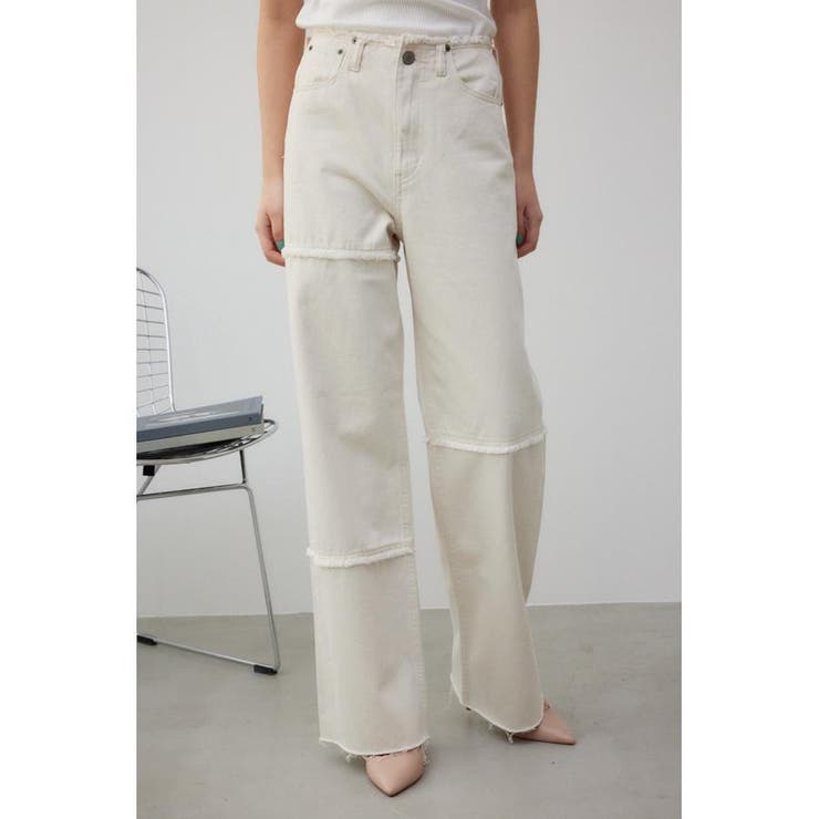 AZUL DENIM フリンジワイド | AZUL BY MOUSSY | 詳細画像1