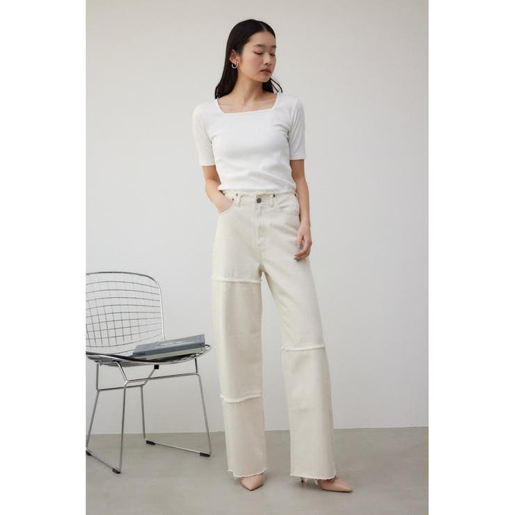 AZUL DENIM フリンジワイド | AZUL BY MOUSSY | 詳細画像3