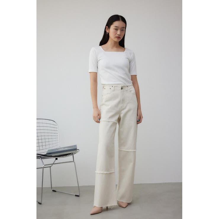 AZUL DENIM フリンジワイド | AZUL BY MOUSSY | 詳細画像4