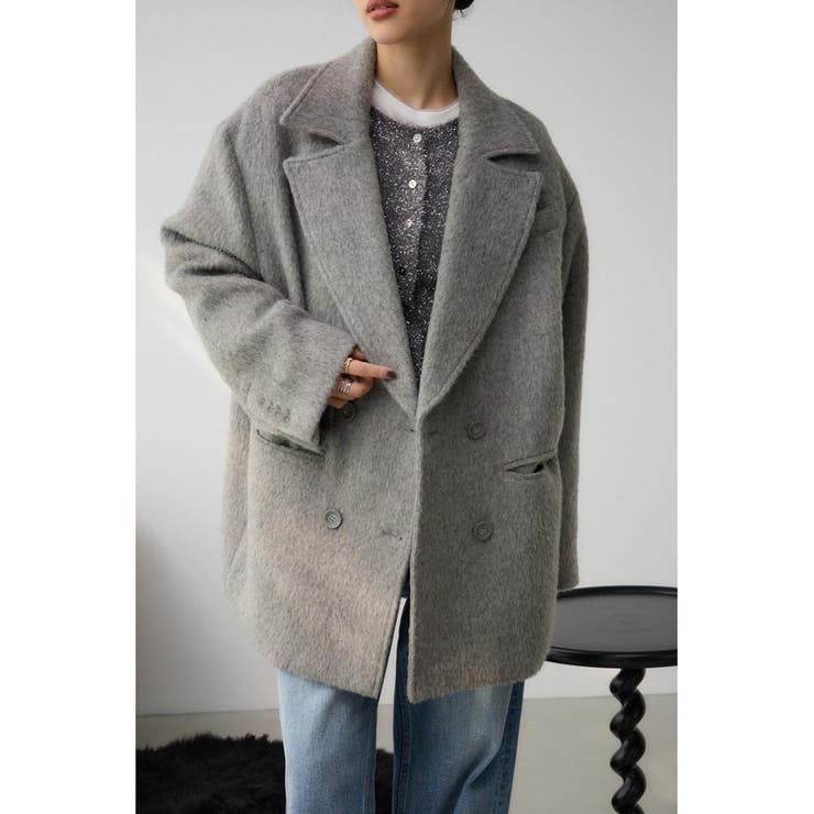 M/GRY7 | ダブルテーラードジャコット | AZUL BY MOUSSY