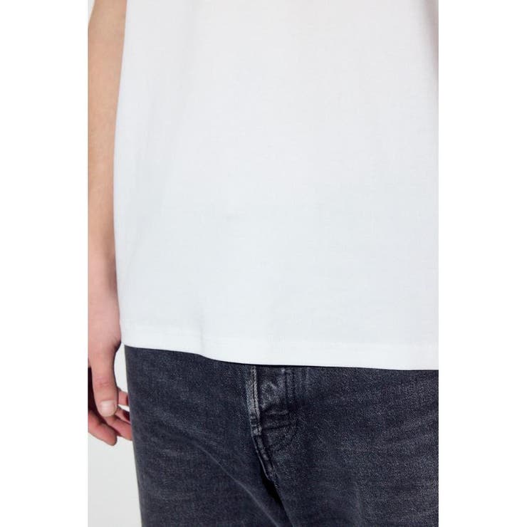 プレミアムコットンベーシック半袖Tシャツ | AZUL BY MOUSSY | 詳細画像10 