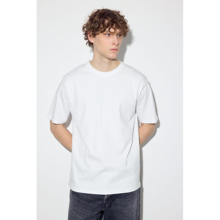 プレミアムコットンベーシック半袖Tシャツ | AZUL BY MOUSSY | 詳細画像2 