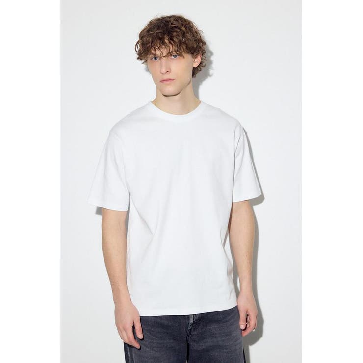 プレミアムコットンベーシック半袖Tシャツ | AZUL BY MOUSSY | 詳細画像3 